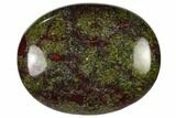 1.8" Polished Dragon's Blood Jasper Pocket Stone - Photo 2
